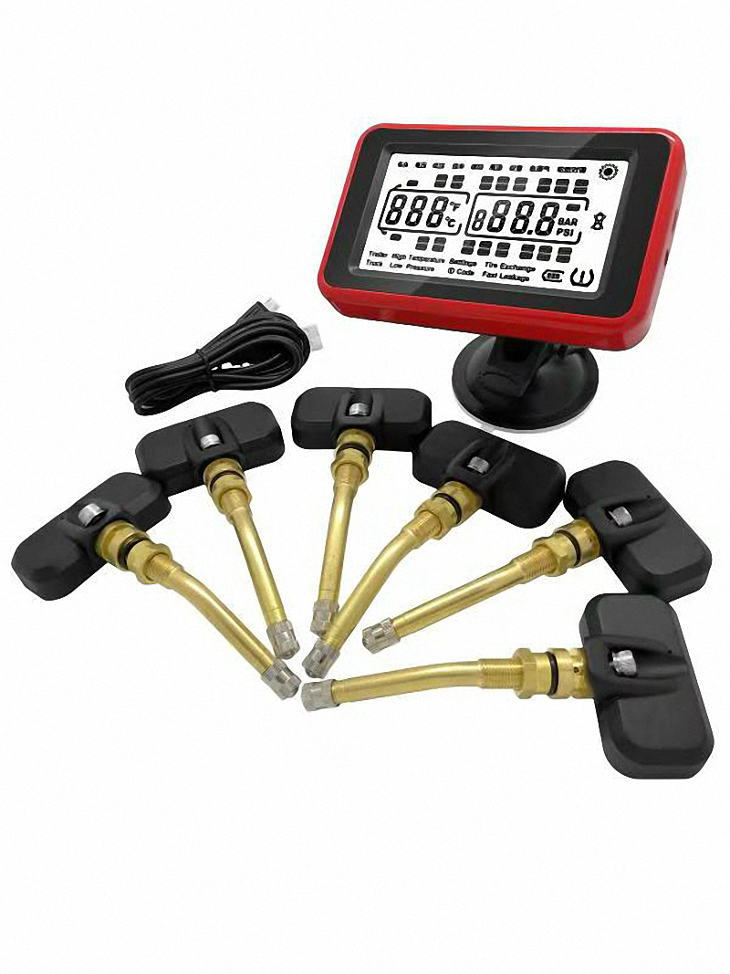 內(nèi)置大車TPMS(最大36輪) 適用于卡車/大巴/校車/敞篷車/房車/拖車等